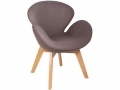 Кресло Swan Wood legs (Arne Jacobsen) A062 кашемир